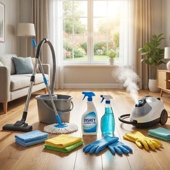 خدمة تنظيف وتعقيم المنازل والشقق والفلل