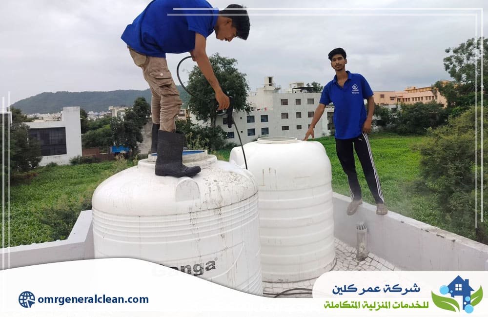 ارخص شركة تنظيف خزانات ببيش